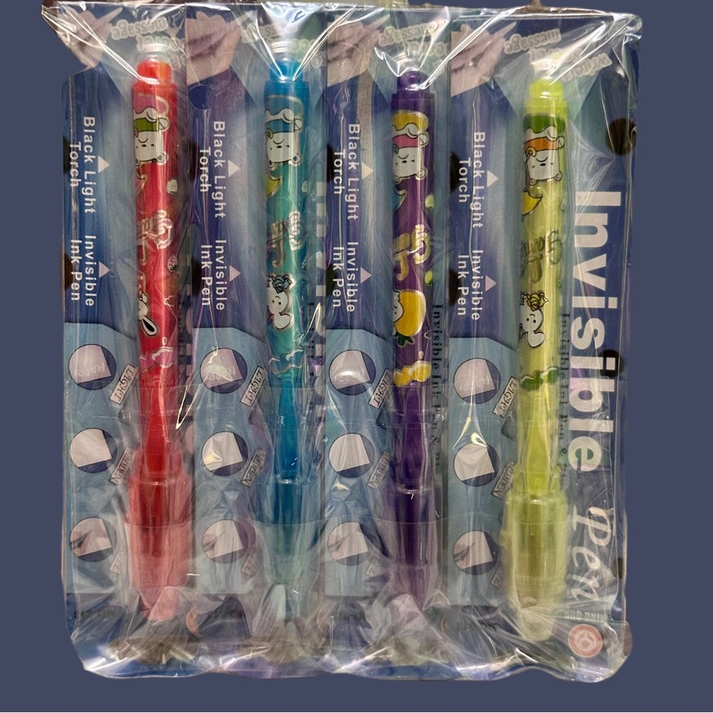 Invisible Ink Pen Set - Multicolor